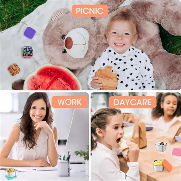 Stainless Steel Snack Containers for Kids