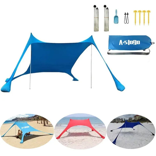 Sun Protection Beach Tent with carry bag