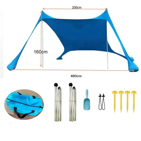 Sun Protection Beach Tent with carry bag
