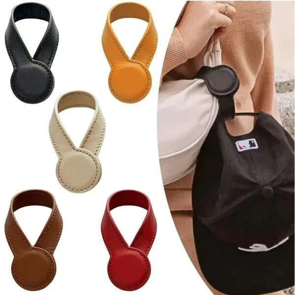 PU Magnetic Hat Clip for Travel on Bag