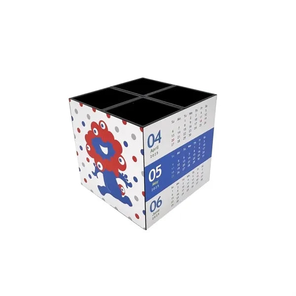 Calendar Cube Pen Pot/ Holder