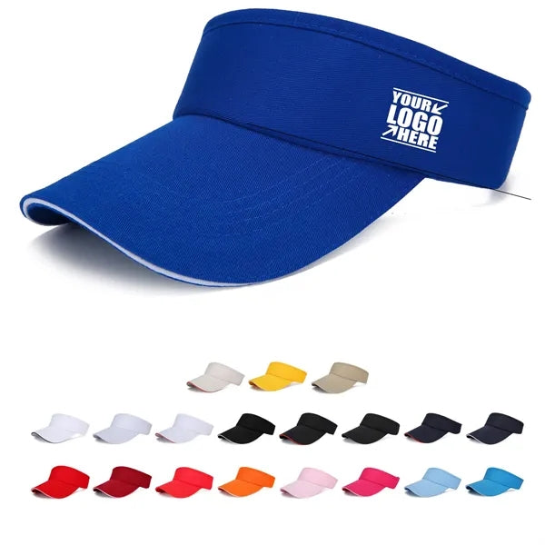 Summer Adjustable Cotton Sun Visor Hat