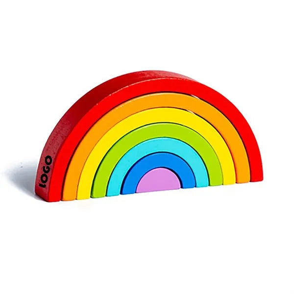 Wooden Rainbow Stacking Toy