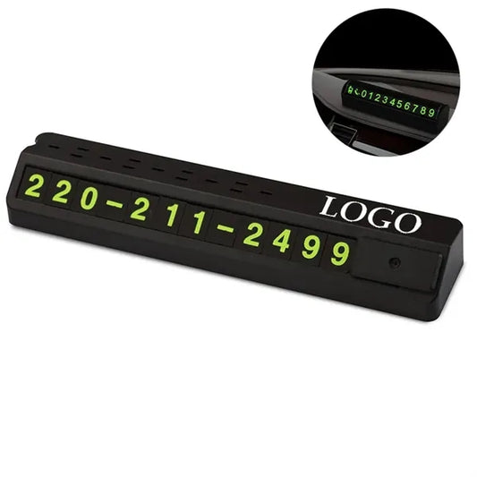 GlowPark Emergency Contact ID Plate