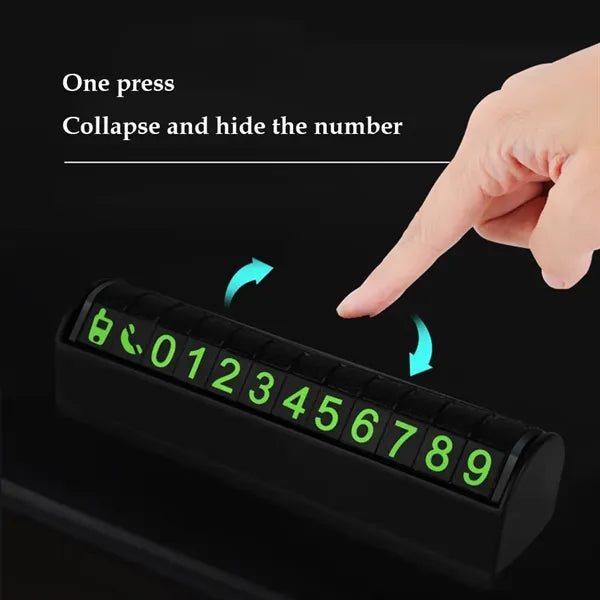 GlowPark Emergency Contact ID Plate