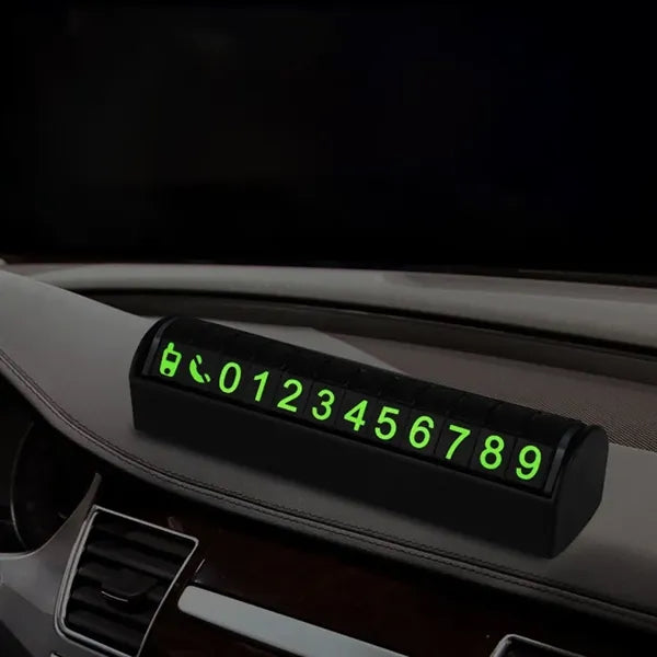 GlowPark Emergency Contact ID Plate