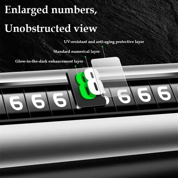 GlowPark Emergency Contact ID Plate