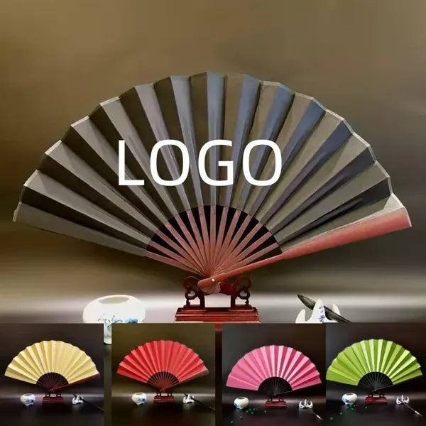10" Bamboo Silk Folding Fan