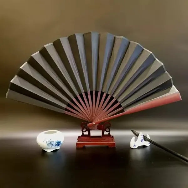 10" Bamboo Silk Folding Fan
