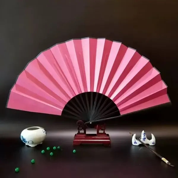 10" Bamboo Silk Folding Fan