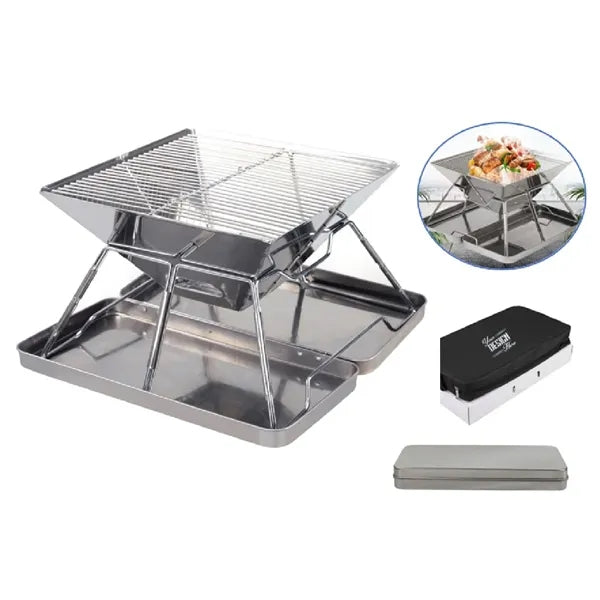 BBQ Stainless Steel Charcoal Grill Outdoor Wood Burner
