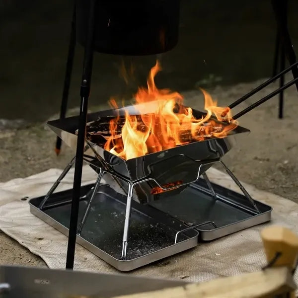BBQ Stainless Steel Charcoal Grill Outdoor Wood Burner