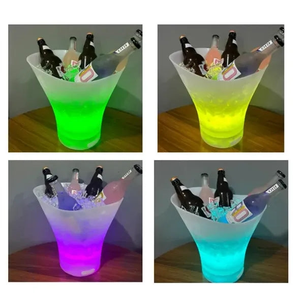 1 7/8 Gal Luminescent Ice Bucket With Wireless Speaker