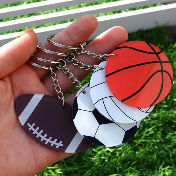 Acrylic Ball Keychain