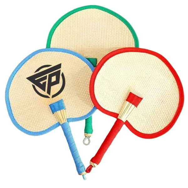 Eco-friendly Hand Made Wheat Straw Woven Fan