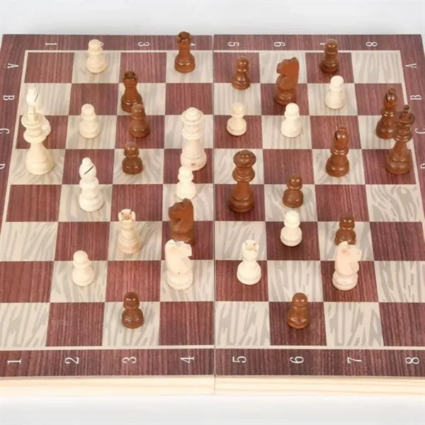 3 in 1 Premium Wooden Game Sets