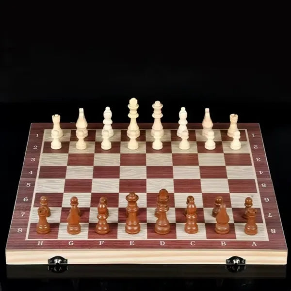 3 in 1 Premium Wooden Game Sets