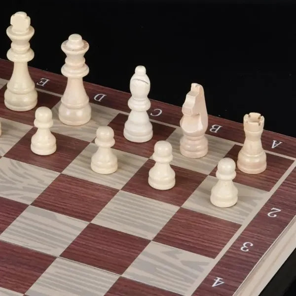 3 in 1 Premium Wooden Game Sets