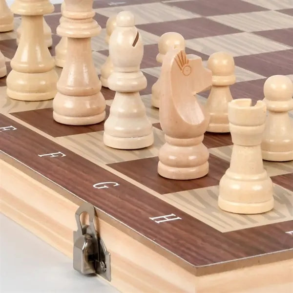 3 in 1 Premium Wooden Game Sets