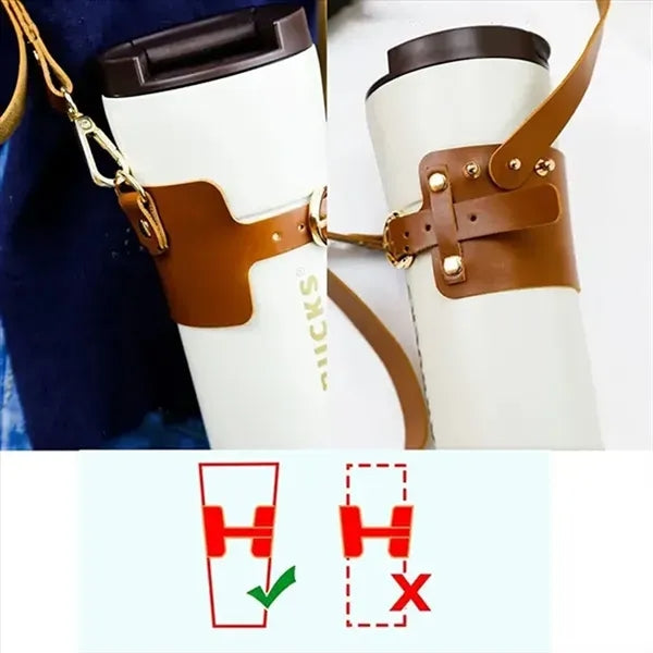 Water Bottle Bag With Shoulder Strap