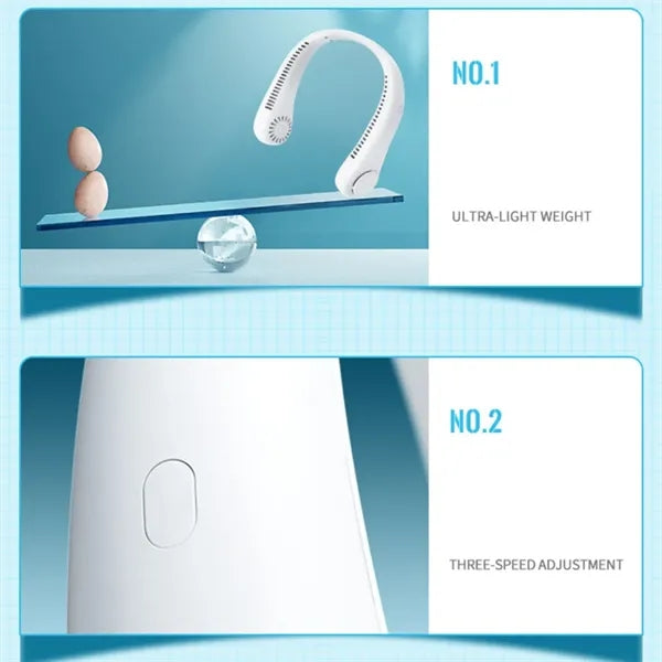 3 Speed Portable Neck Fan