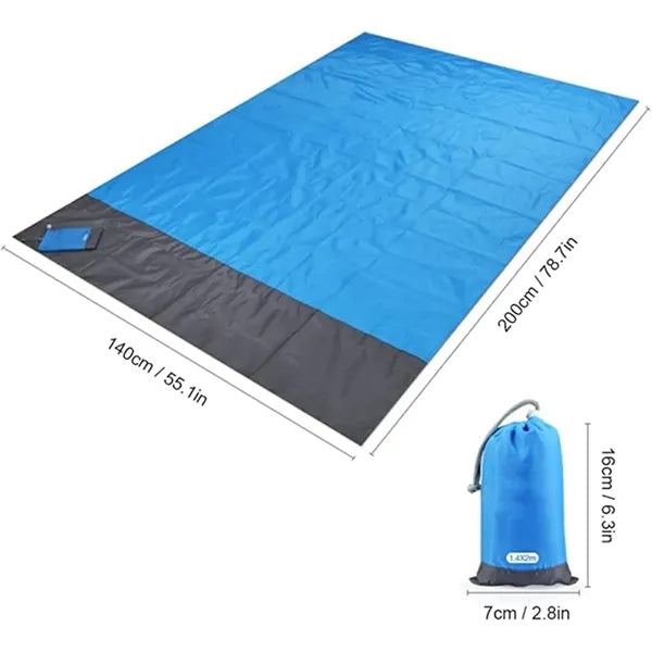 Portable foldable outdoor mat