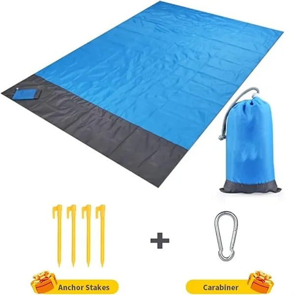 Portable foldable outdoor mat