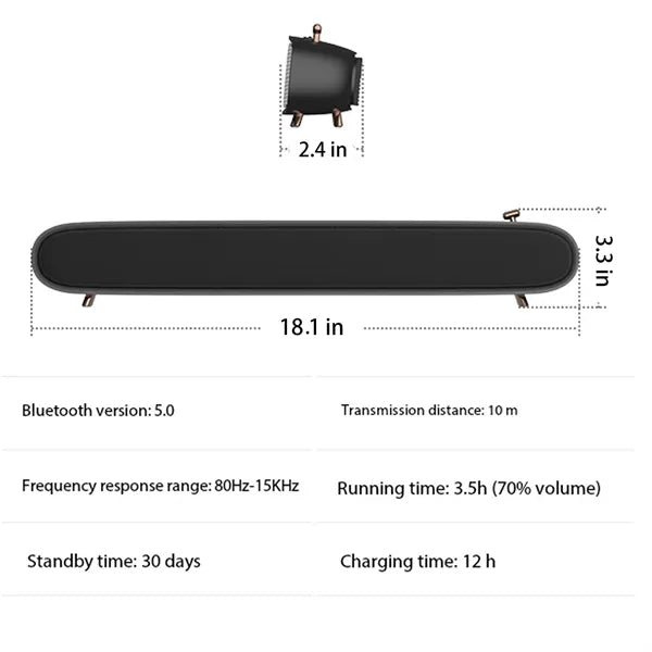 Desktop Subwoofer Dual Speaker