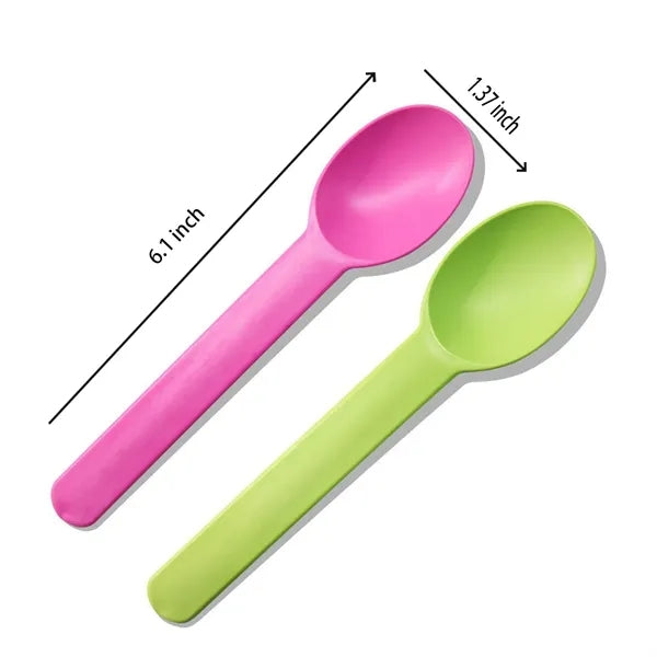 Plastic Tableware Eco Friendly Corn Starch Spoon