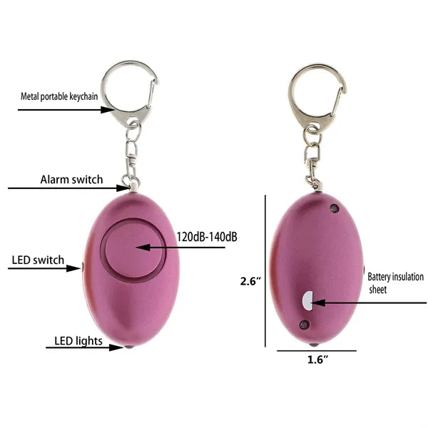 Emergency Police Keychain Light and Siren