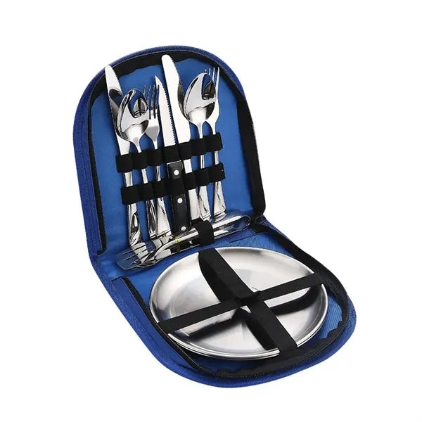 Stainless Steel Picnic Tableware Set