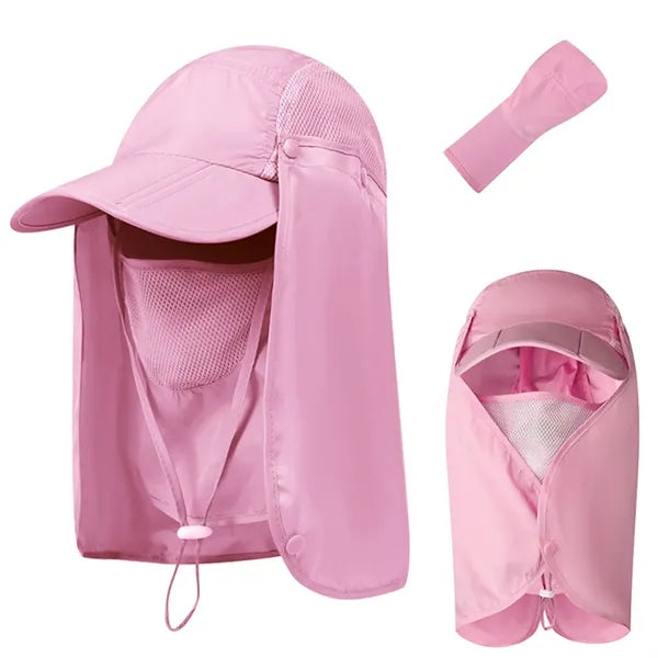 Multifunctional Fishing Hat With Neck & Face Flap Cover