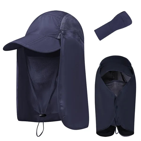 Multifunctional Fishing Hat With Neck & Face Flap Cover