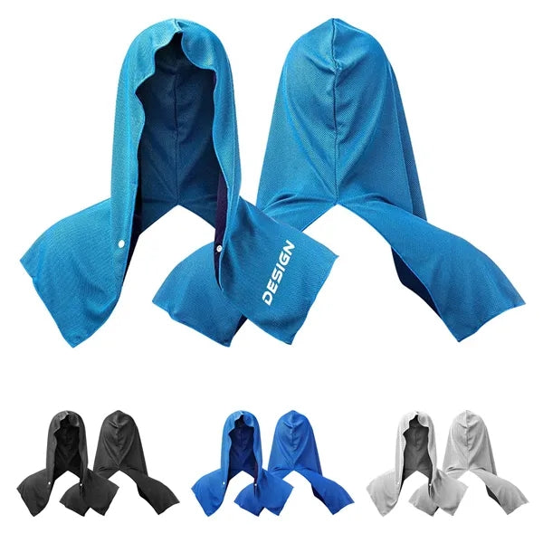 Quick-Drying Cooling Hoodie Towel