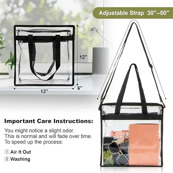 Handy Laundry Clear Tote Bag