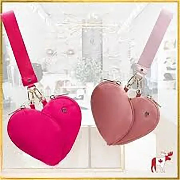 Spliced Detachable Love Fashion Ladies Wrist Bag