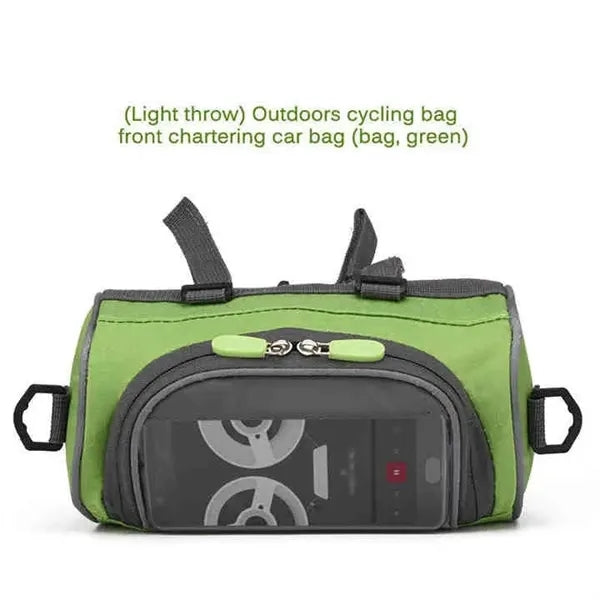 Bike Handlebar Bag with Touch Screen Phone Holder