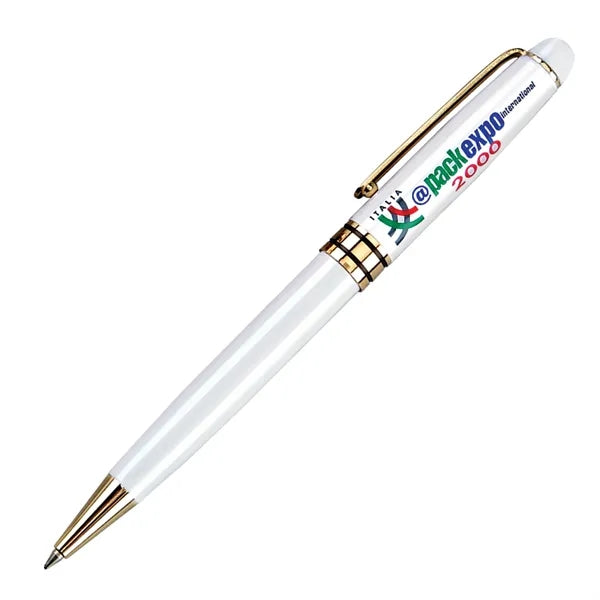 Saxon-I Luxury Ballpoint Pen with Gold Accents
