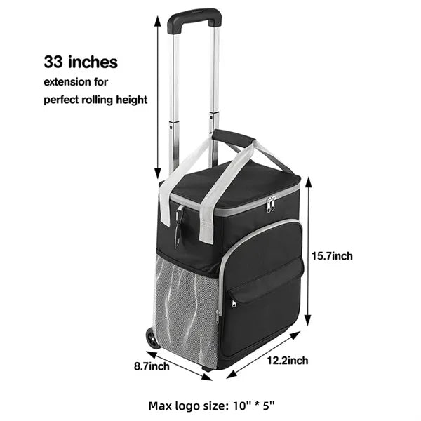 Insulated Rolling Cooler Bag