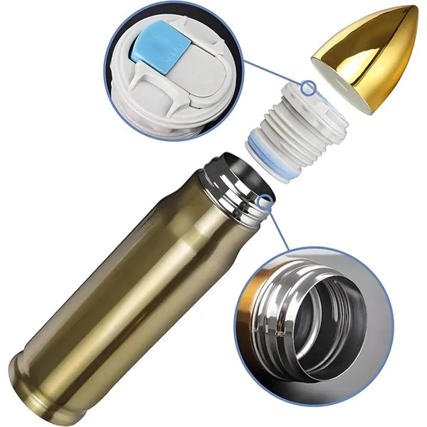 17 oz 304 Stainless Steel Bullet Shaped Insulation Bottle