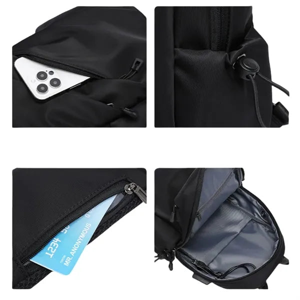 Fanny Pack Crossbody Bags USB Charging This Sling
