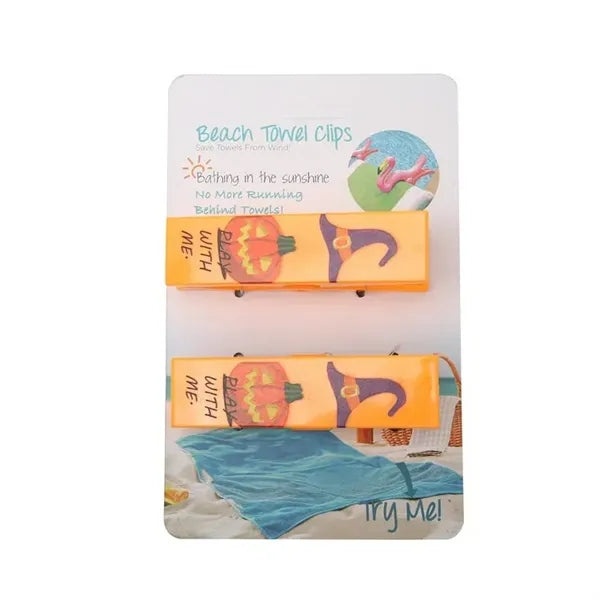 Pool Chair Beach Towel Clip Strong Grip Non-Slip Drying