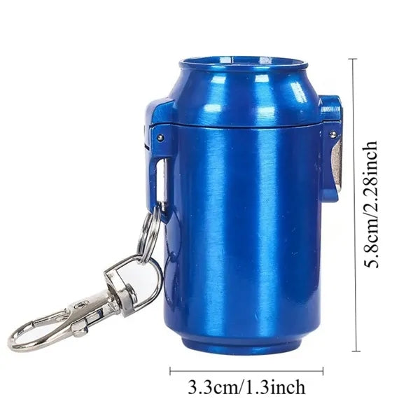 Portable Pocket Cigarettes Ashtray With Keychain