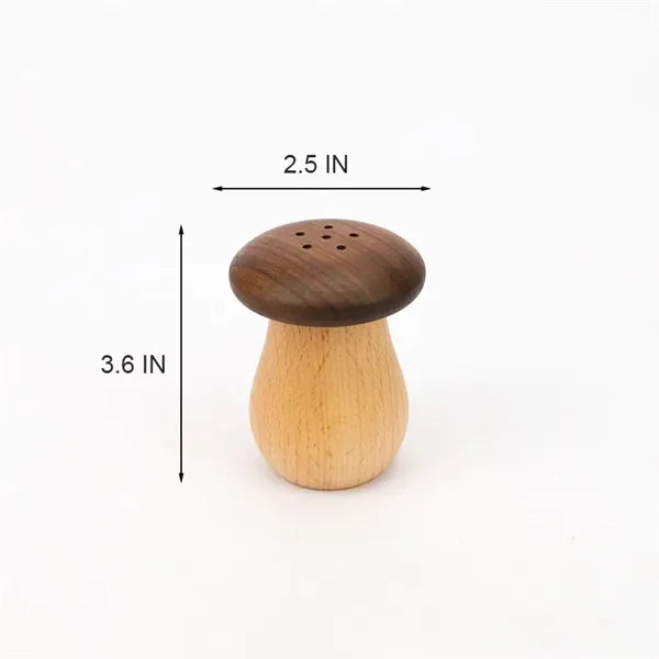 Wooden Mushroom Toothpick Holder