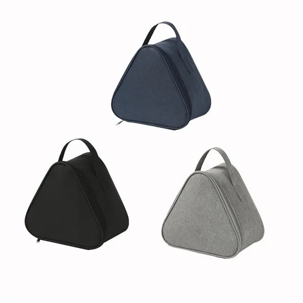 1L Small Capacity Waterproof Oxford Triangle Lunch Bag