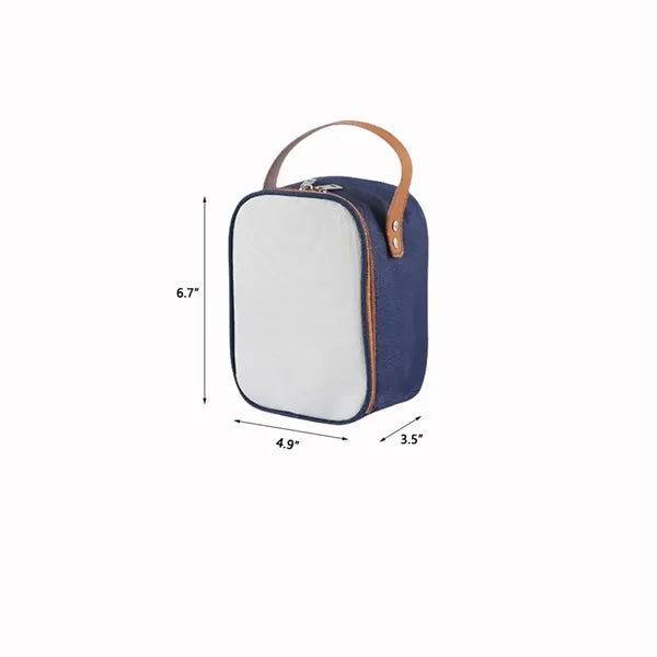 2L Waterproof Clamshell Oxford Cloth Tote Lunch Bag