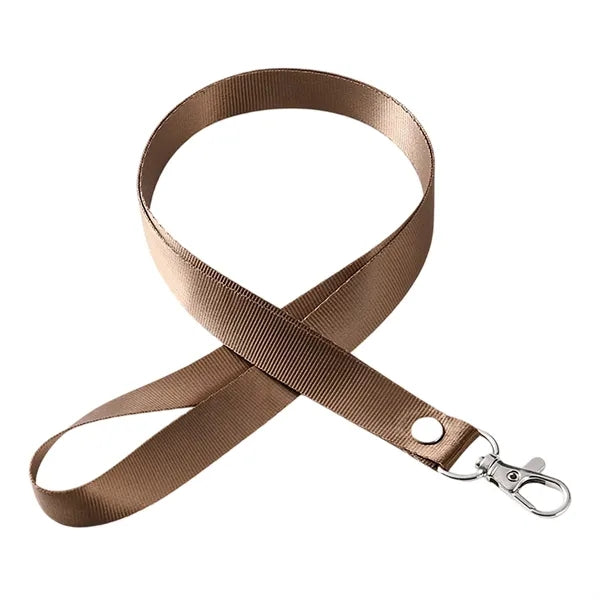 Durable Polyester Lanyard with Clasp for IDs and Keys