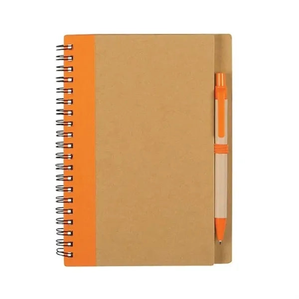 Artisan Patchwork Kraft Notebook With Pen