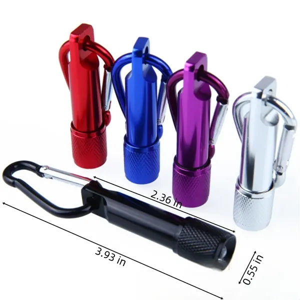 Keychain LED Flashlight Mini Key Ring Portable Pocket Torch