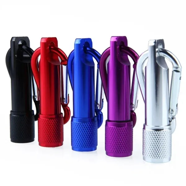 Keychain LED Flashlight Mini Key Ring Portable Pocket Torch